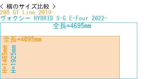 #208 GT Line 2019- + ヴォクシー HYBRID S-G E-Four 2022-